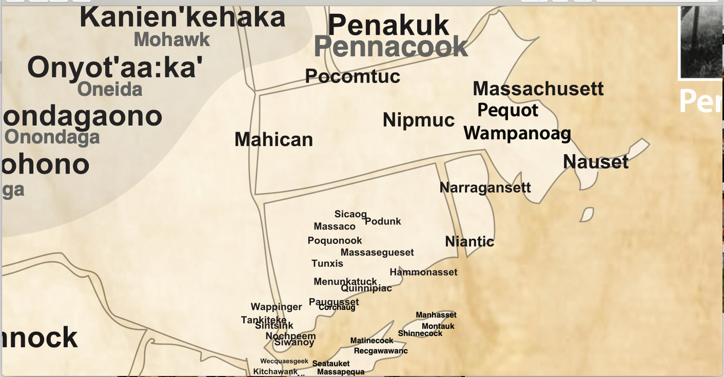 Tribal lands of the Northeast Region